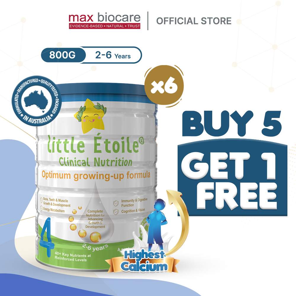 [Buy 5 Get 1 Free] Little Étoile Nutrition Optimum Growing-Up Formula Stage 4 800g - Highest Calcium